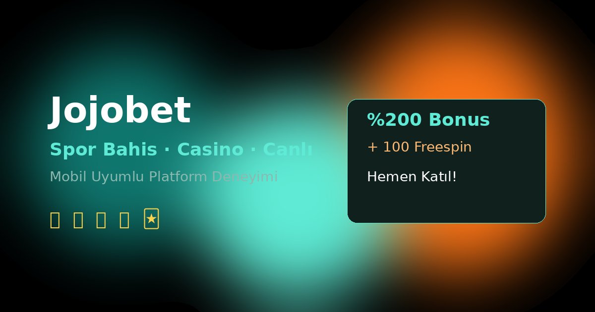 Jojobet
